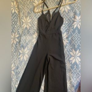 black jumpsuit